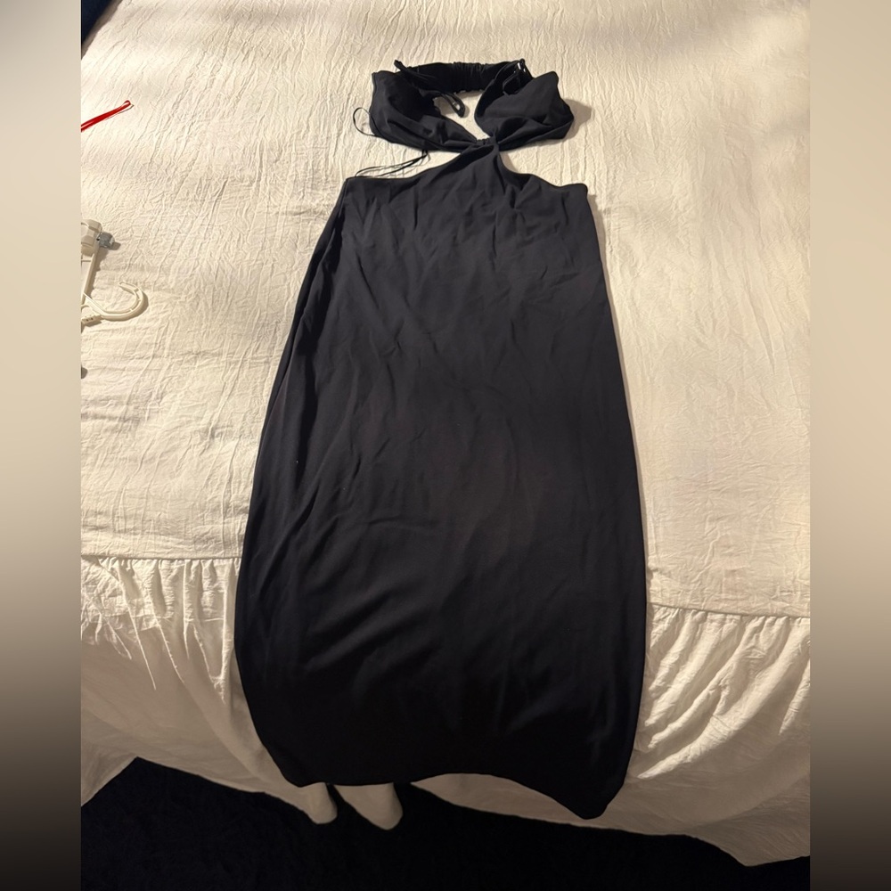 Dynamite Black Halter Dress